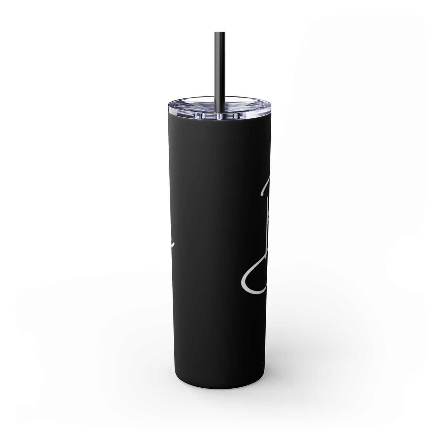 The Boujee Auntie Slim Tumbler –Noir Edition