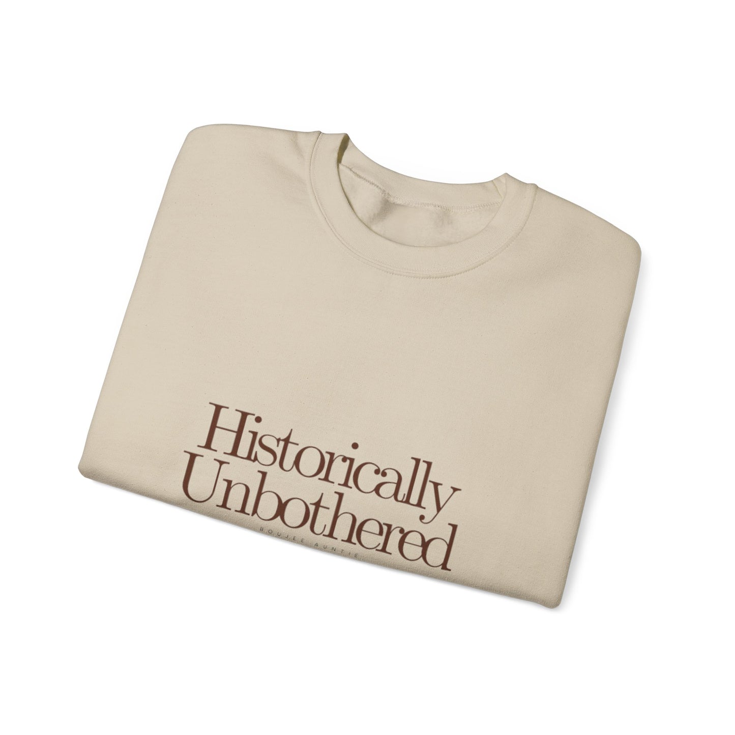 Historically Boujee Sweatshirt — Cream / Chocolate Brown