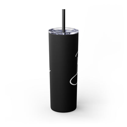 The Boujee Auntie Slim Tumbler –Noir Edition
