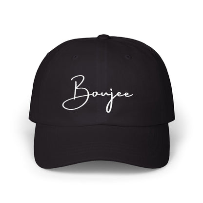 Boujee Signature Script Hat – Black